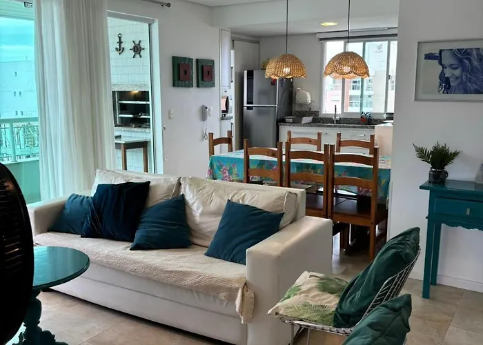 Apartamento Cobertura Palmas Do Arvoredo Para 7 Pessoas A 250M Do Mar Com Terraco E Vista Maravilhosa